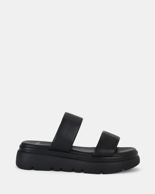 Image of Boots. Product name - Barlee Women's Wedge BLACK Novo Wedges in Black colour by brand - NOVO