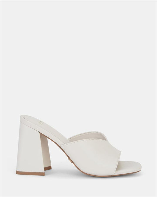 Image of Sandals. Product name - Lylla Women's Peep Toe CREAM Novo Sandals in Cream colour by brand - NOVO