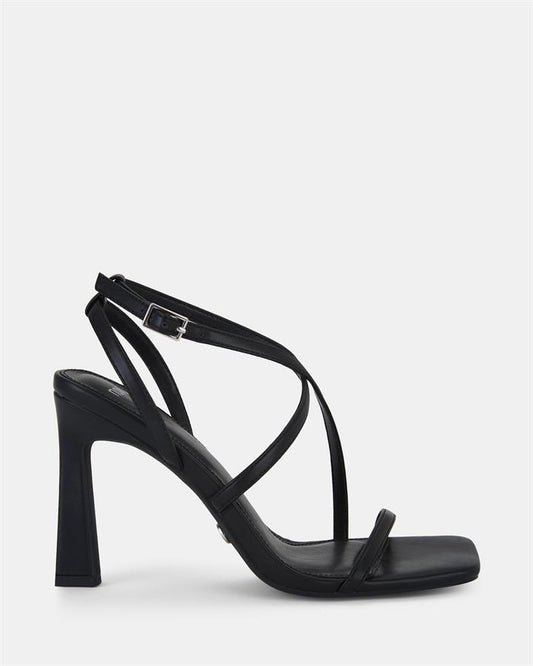 Image of Sandals. Product name - Youthful Women's Fast Fashion BLACK Novo Sandals in Black colour by brand - NOVO