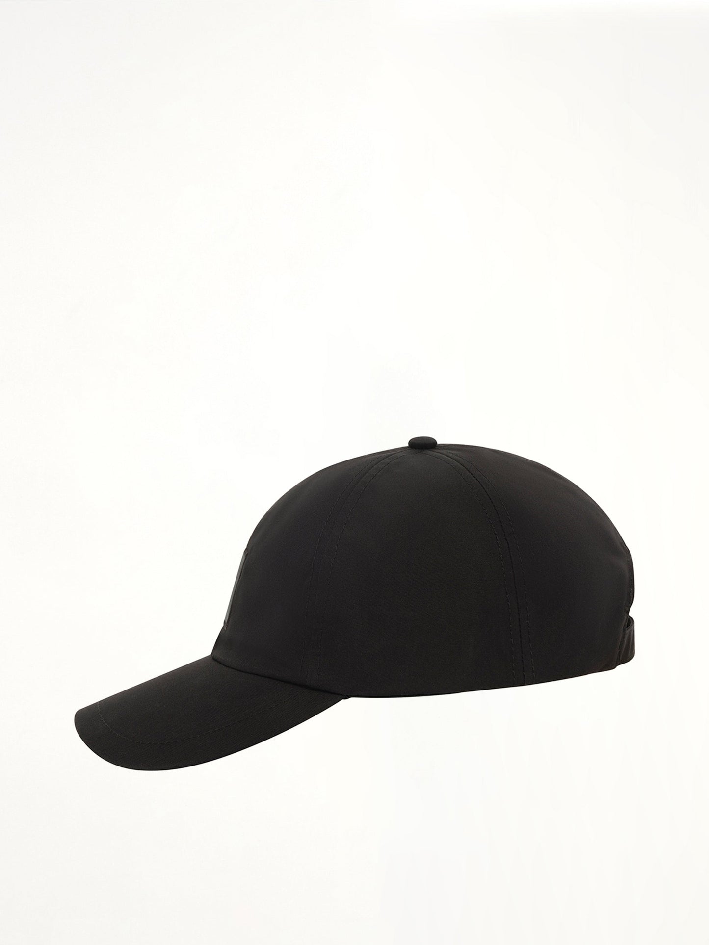 STONE ISLAND 910001 Weatherproof Baseball Cap (Black)