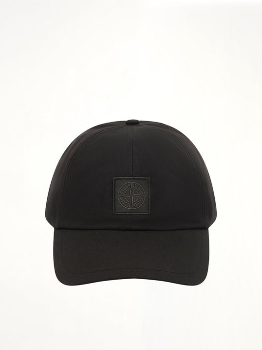 Image of Hats. Product name - 910001 Weatherproof Baseball Cap in Black colour by brand - STONE ISLAND