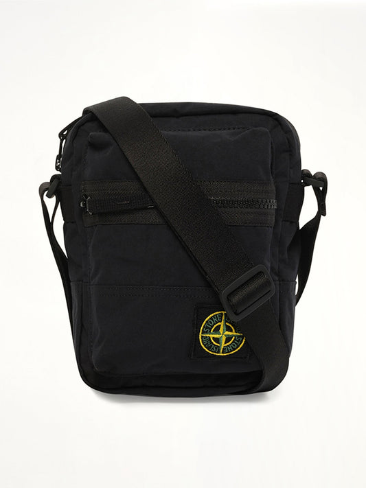 Image of Bags. Product name - 920001 Aluminium Tela Pouch in Black colour by brand - STONE ISLAND