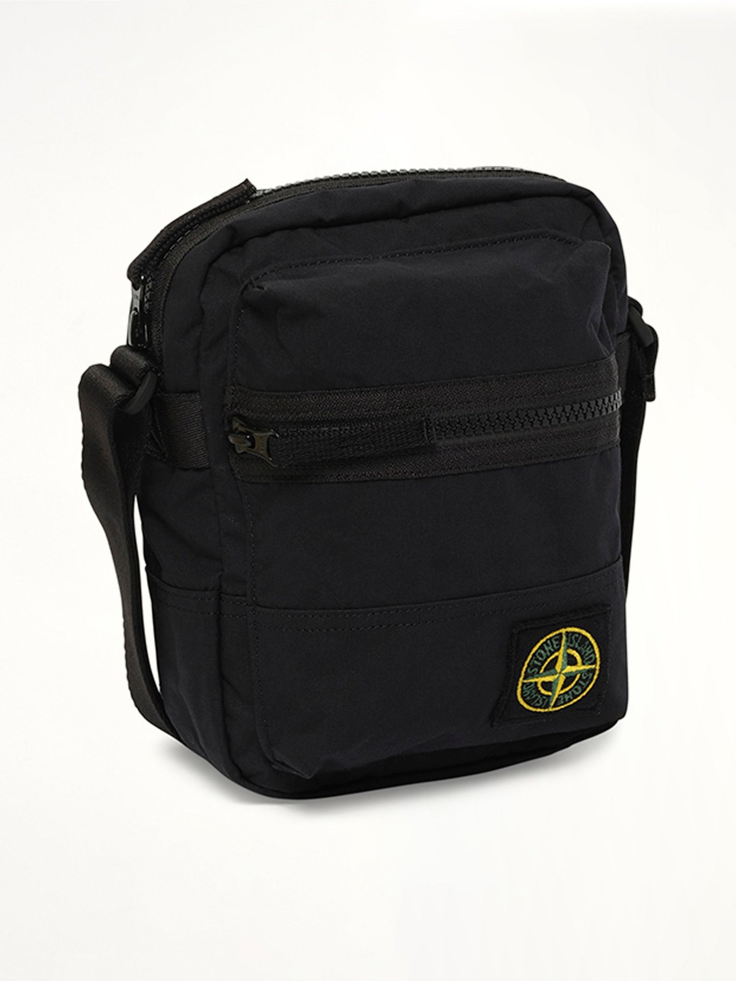 STONE ISLAND 920001 Aluminium Tela Pouch (Black)