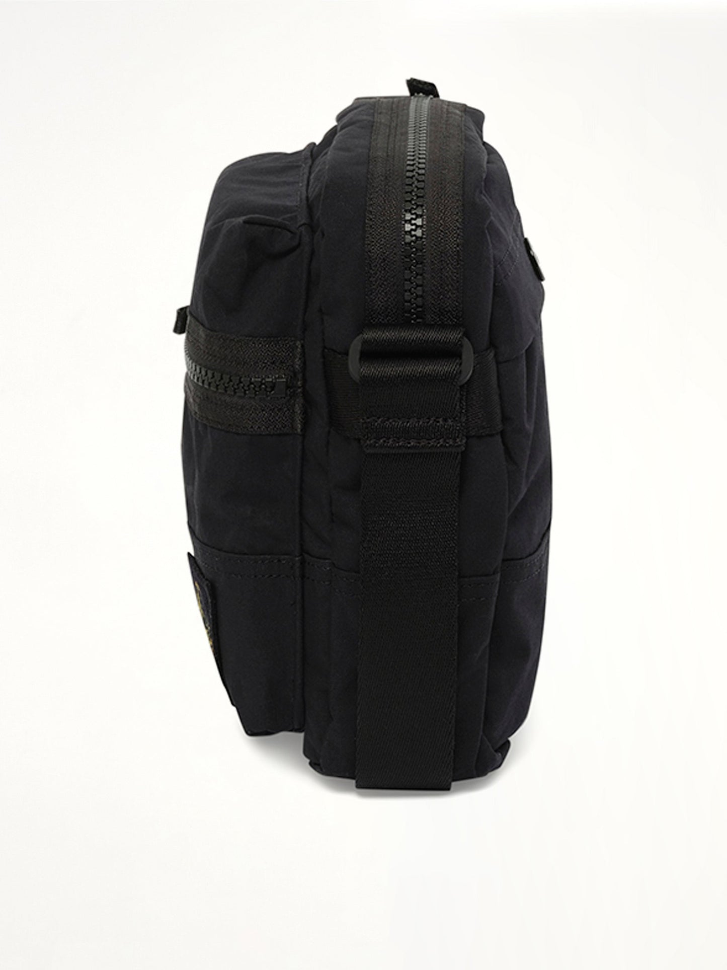 STONE ISLAND 920001 Aluminium Tela Pouch (Black)