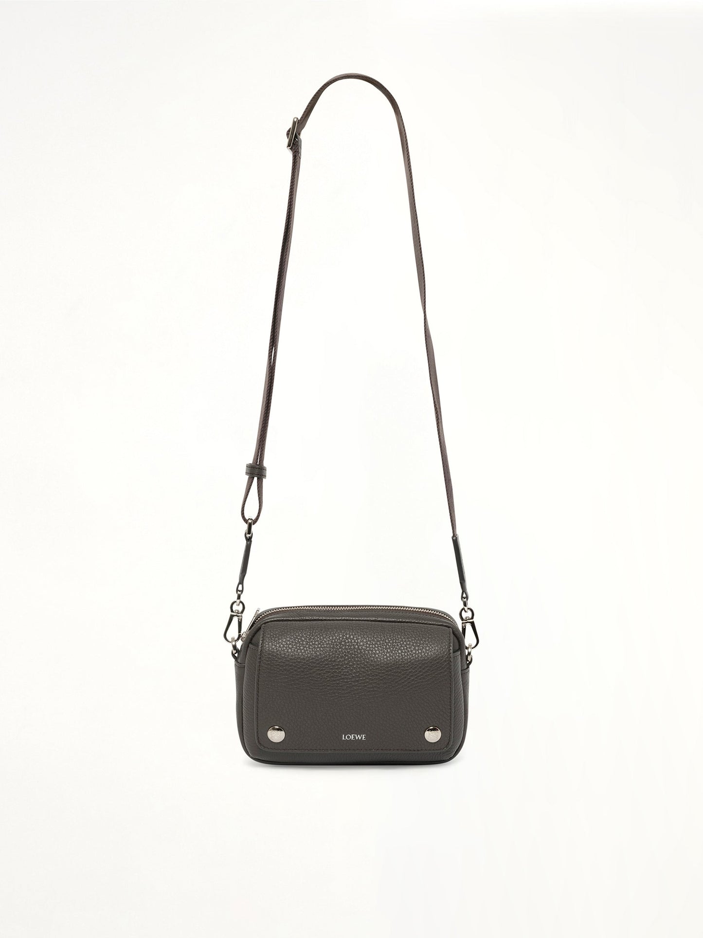 LOEWE Pebble Messenger Small (Dark Grey)