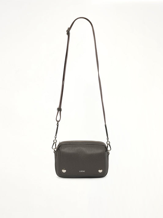 LOEWE Pebble Messenger Small (Dark Grey)