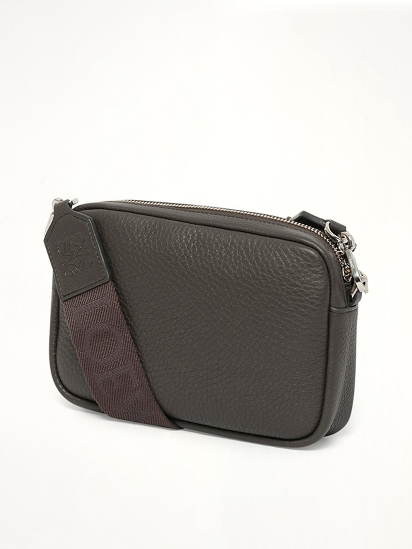 LOEWE Pebble Messenger Small (Dark Grey)