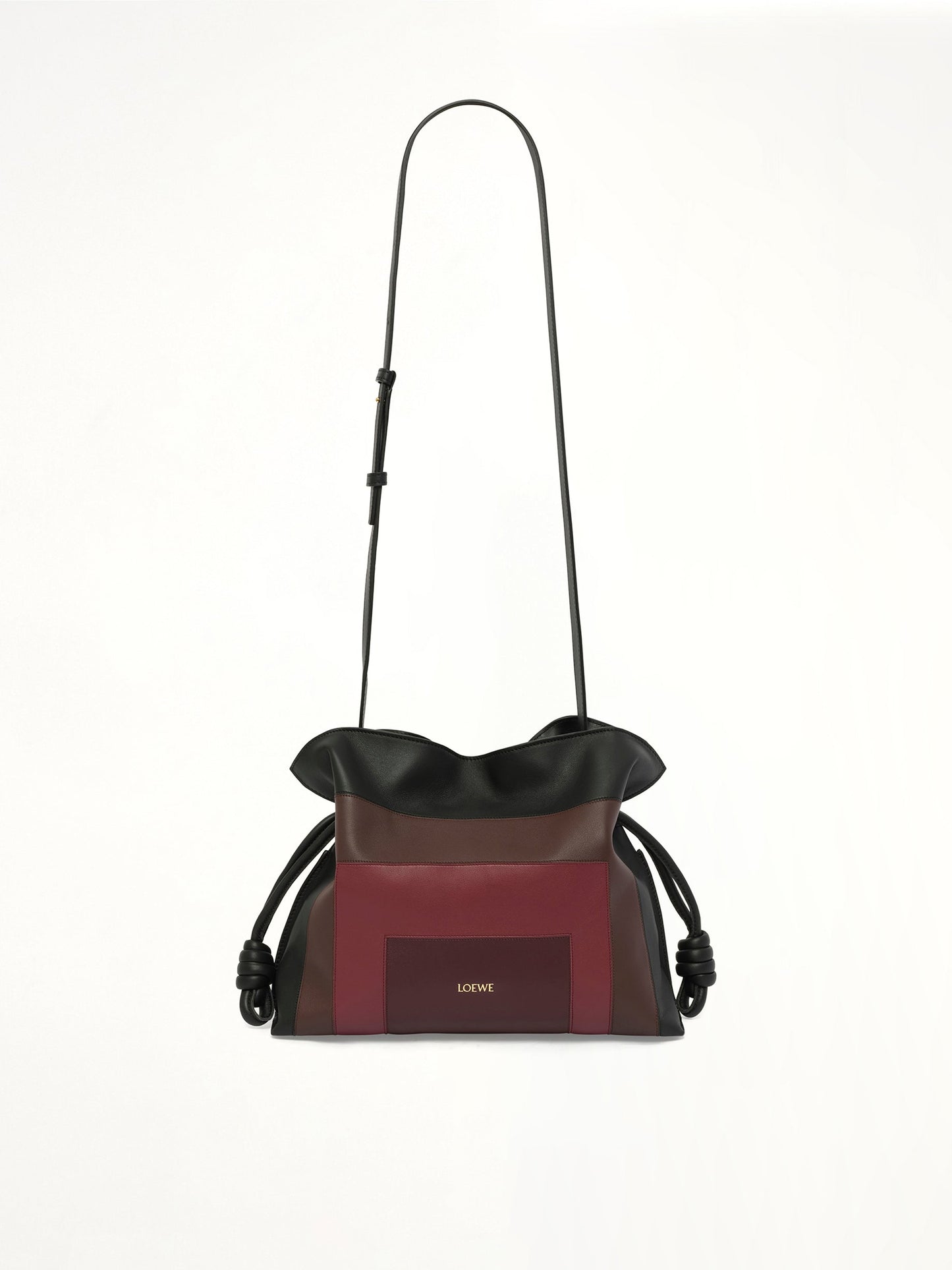 LOEWE Flamenco Clutch Square (Black)