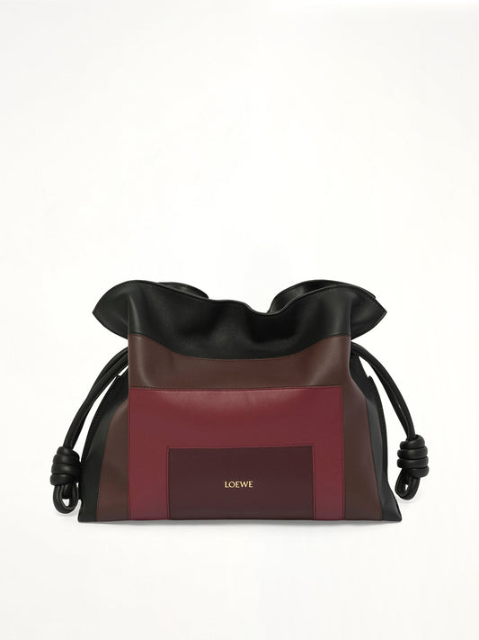 Image of Bags. Product name - Flamenco Clutch Square in Black colour by brand - LOEWE