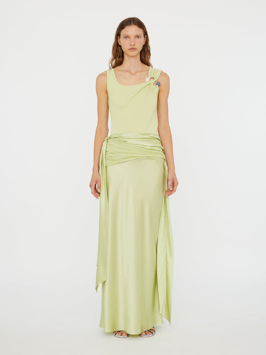 Christopher Esber S-Buckle Scoop Tank (Melon)