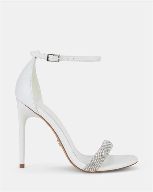 Image of Sandals. Product name - Yahoo Women's Fast Fashion WHITE Novo Sandals in White colour by brand - NOVO