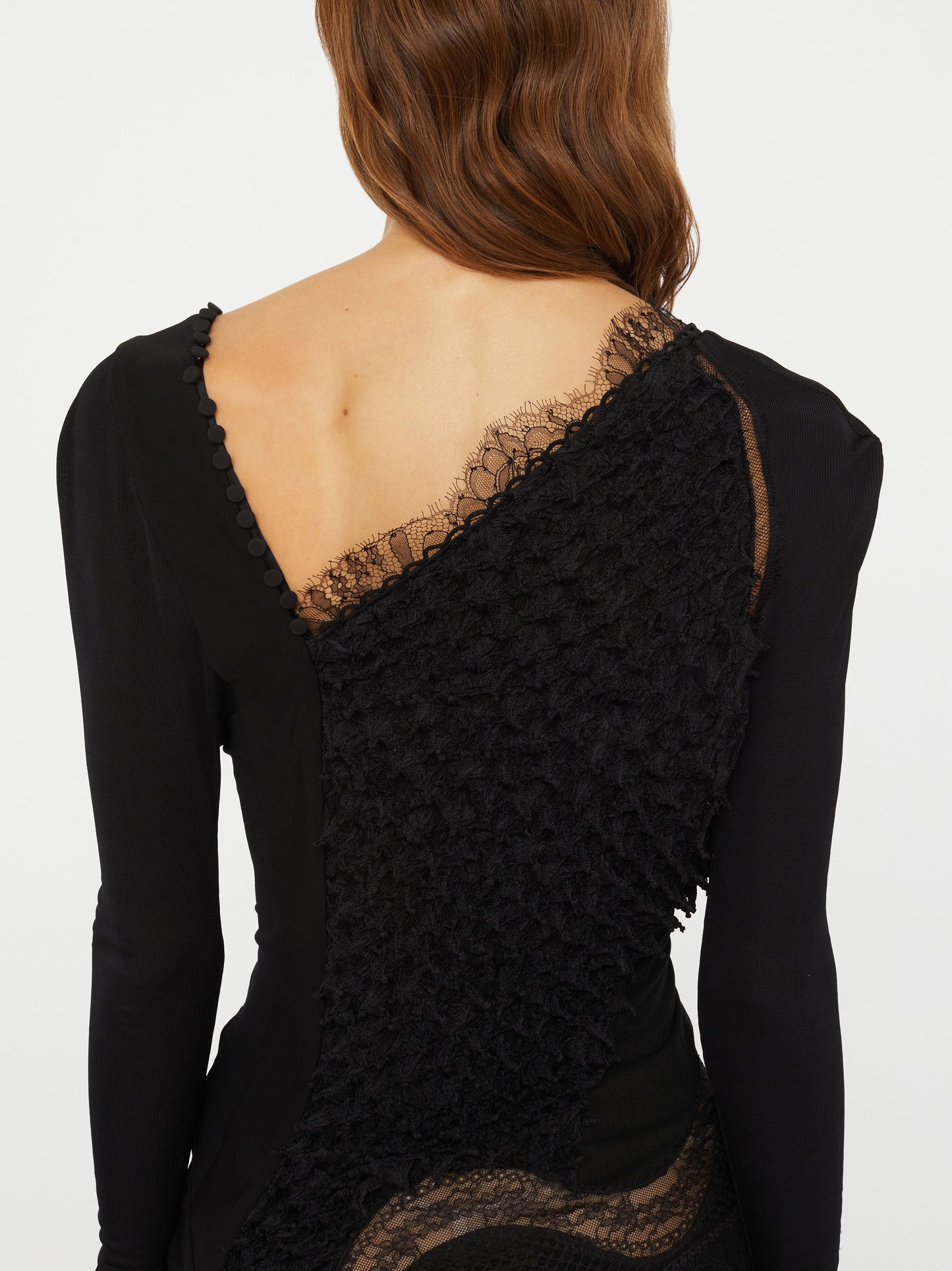 Christopher Esber Vespertine Lace Gown (Black)