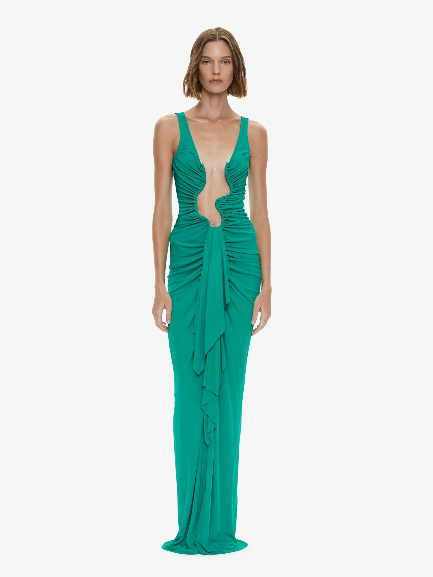 Image of Dresses. Product name - Salacia Jersey Drape Dress in Dress colour by brand - Christopher Esber
