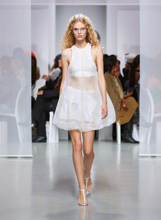 Christopher Esber Vapour Separation Tank Dress (White)