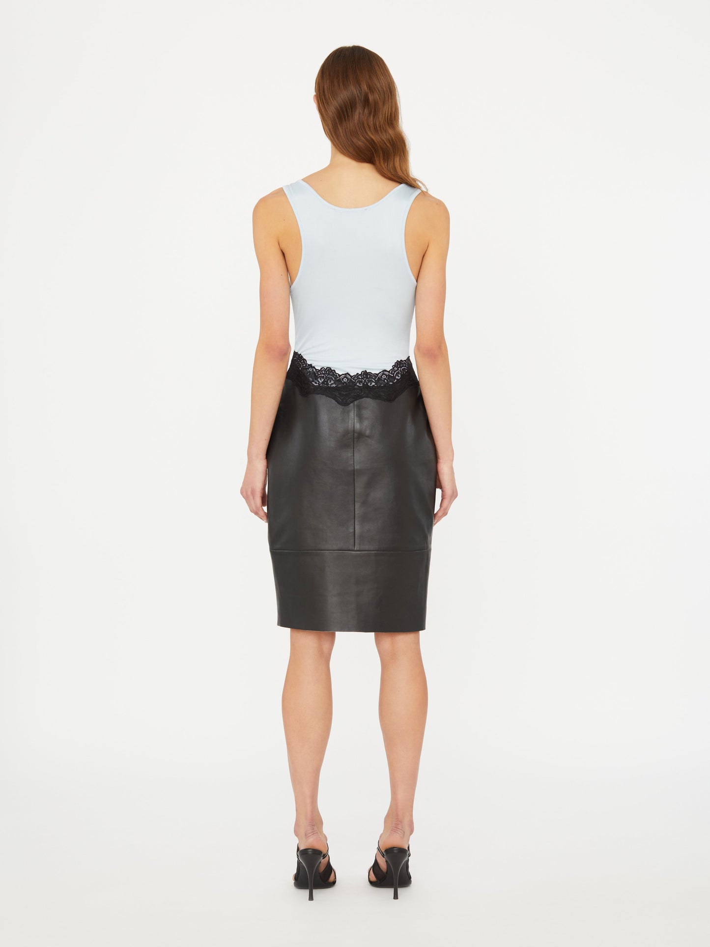 Christopher Esber Ribbed Scuffed Leather Tank (Dress)