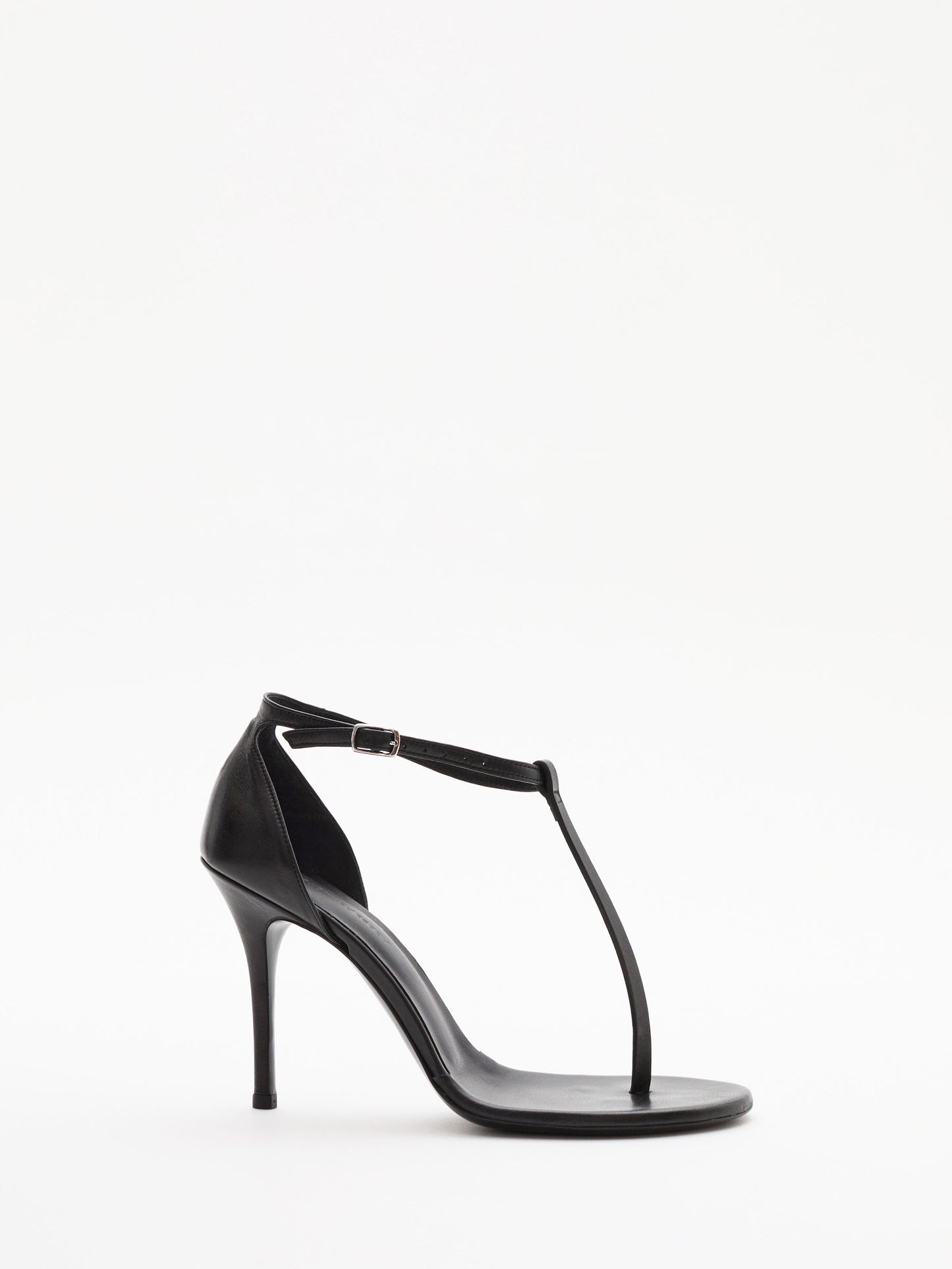 Image of Sandals. Productname: Christopher Esber Billi T Bar Sandal in Black colour by brand - Christopher Esber