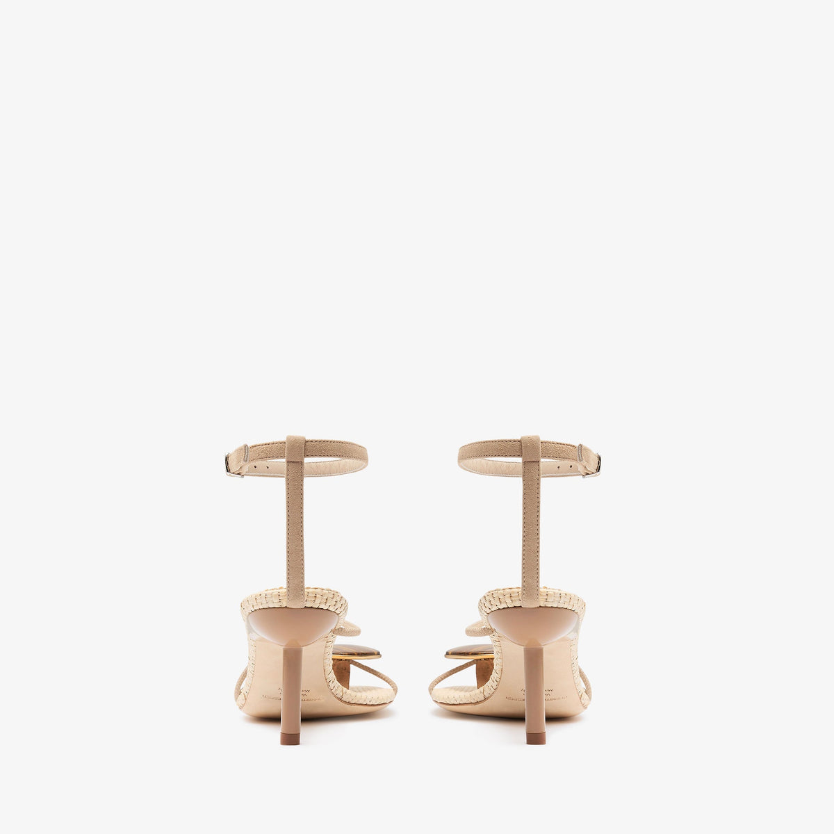 Christopher Esber Doma Stoned Raffia Heel (Eye)