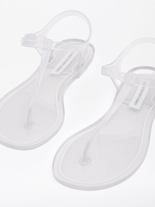 Christopher Esber Billi T-Bar Flat (Clear)