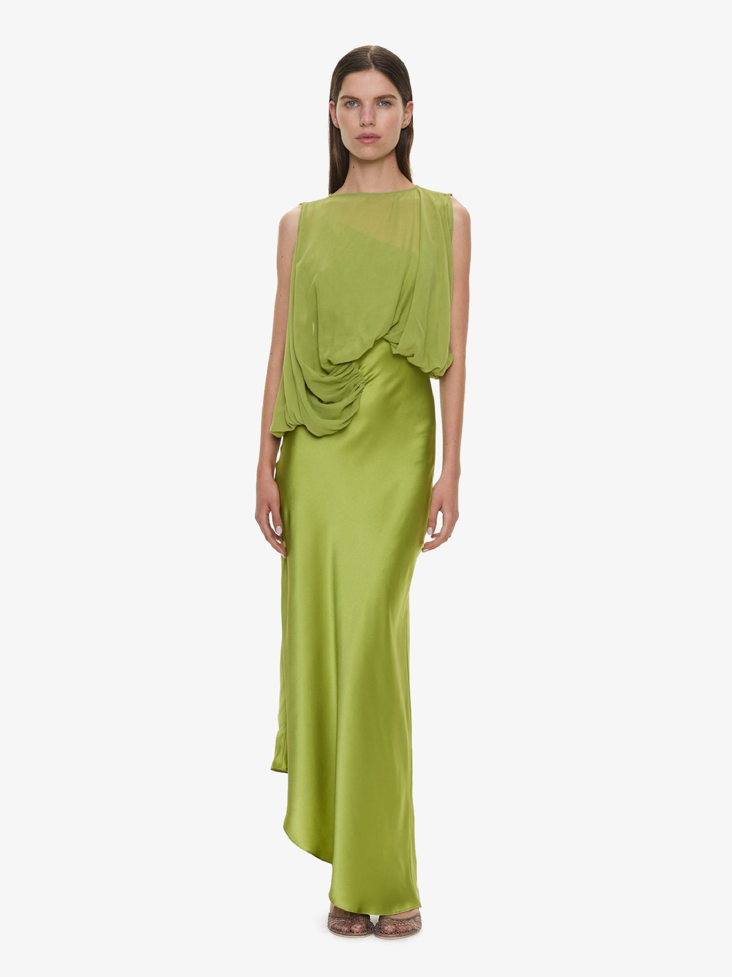 CHRISTOPHER ESBER Cumulus Midi Dress (Green)