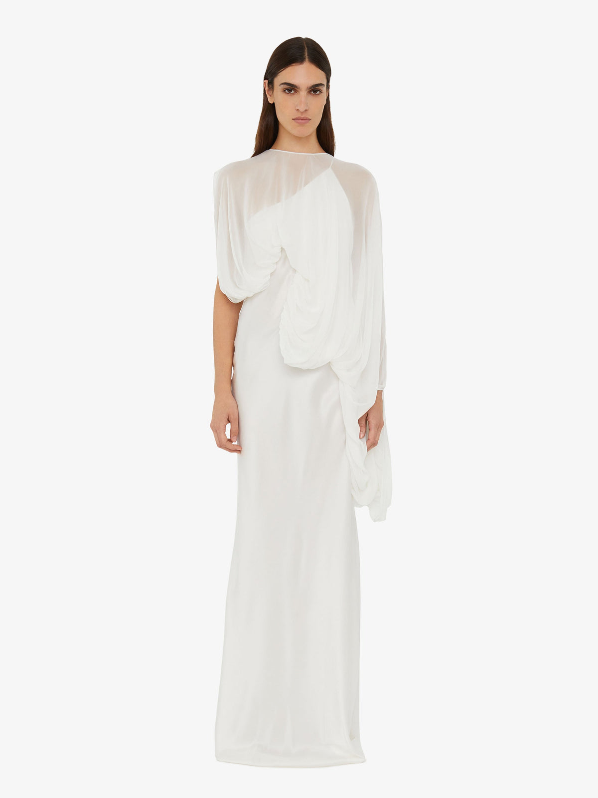 Christopher Esber Cumulus Draped Sleeve (Dress)