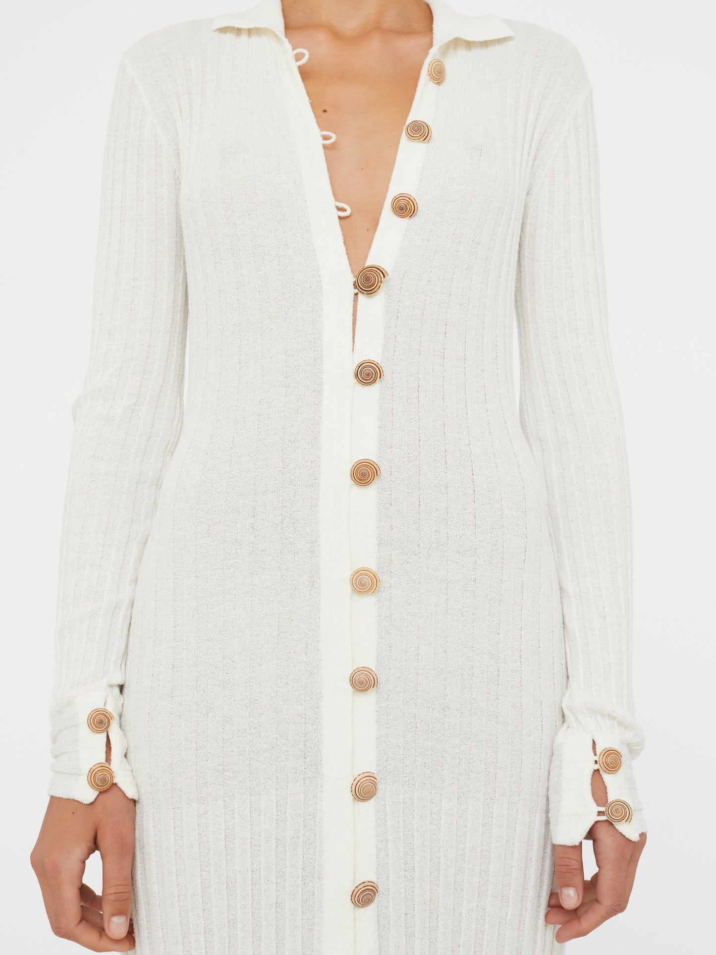 Christopher Esber Sundial Shell Knit Cardigan (Dress)