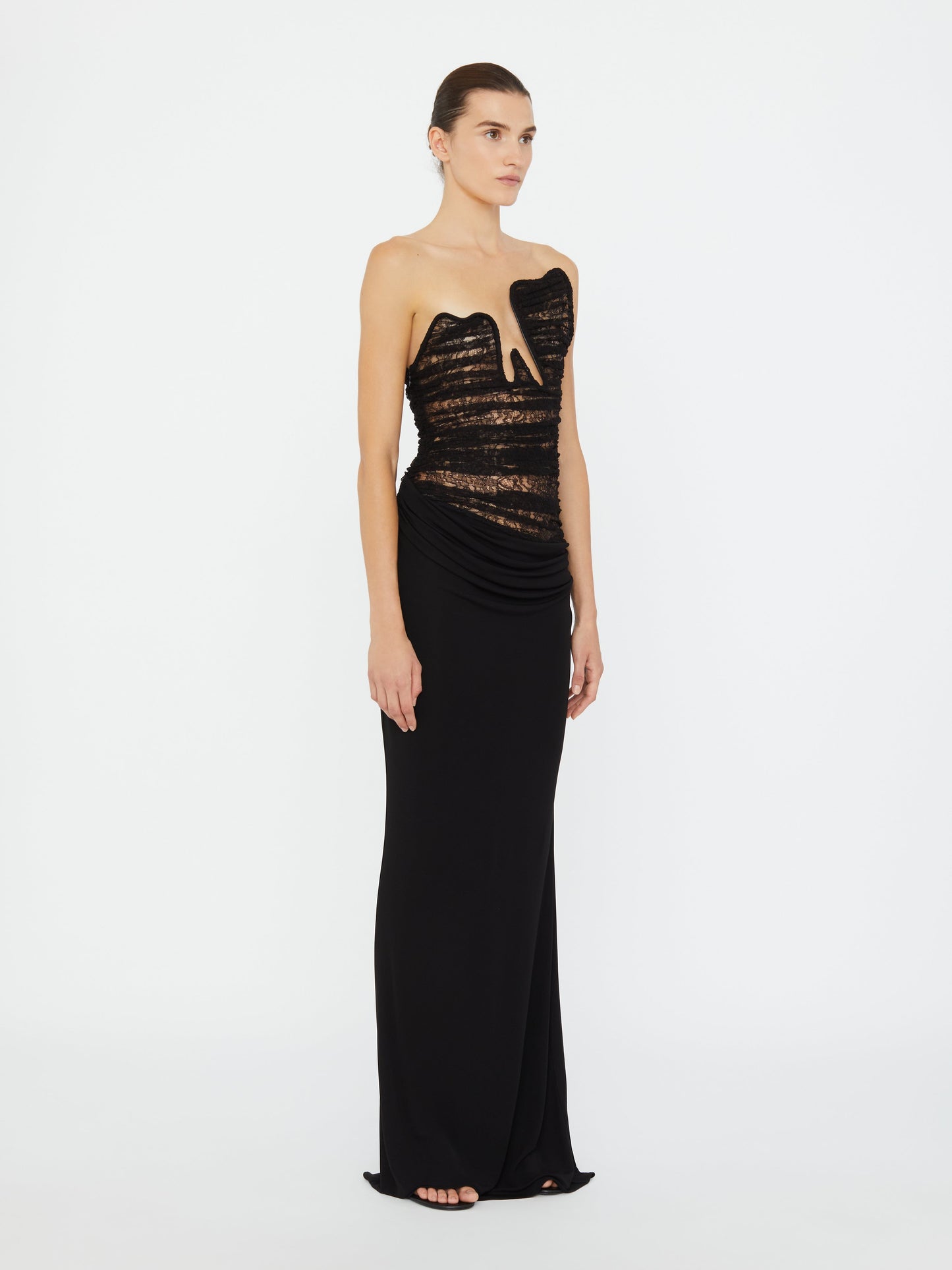 Christopher Esber Salacia Lace Gown (Black)
