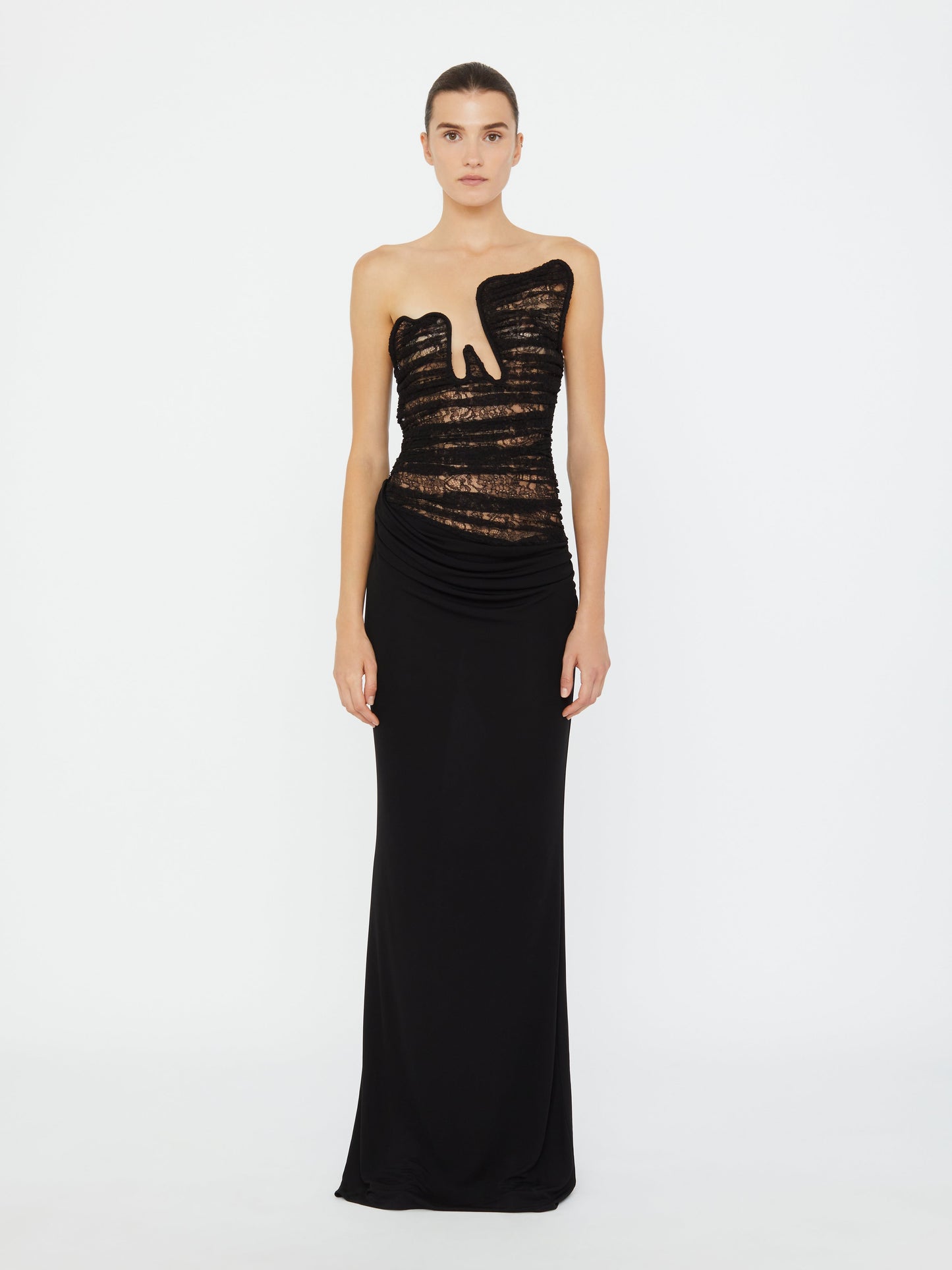 Christopher Esber Salacia Lace Gown (Black)