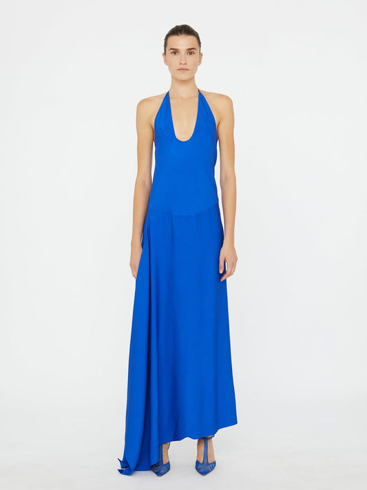 Image of Dresses. Productname: Christopher Esber Floating Split Dress in Blue colour by brand - Christopher Esber