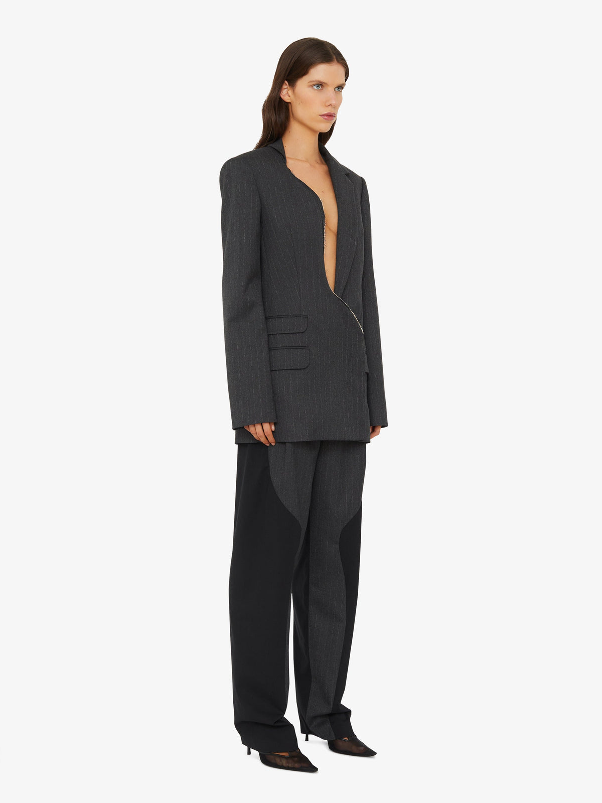 Christopher Esber Torrent Pinstripe Blazer (Stripe)