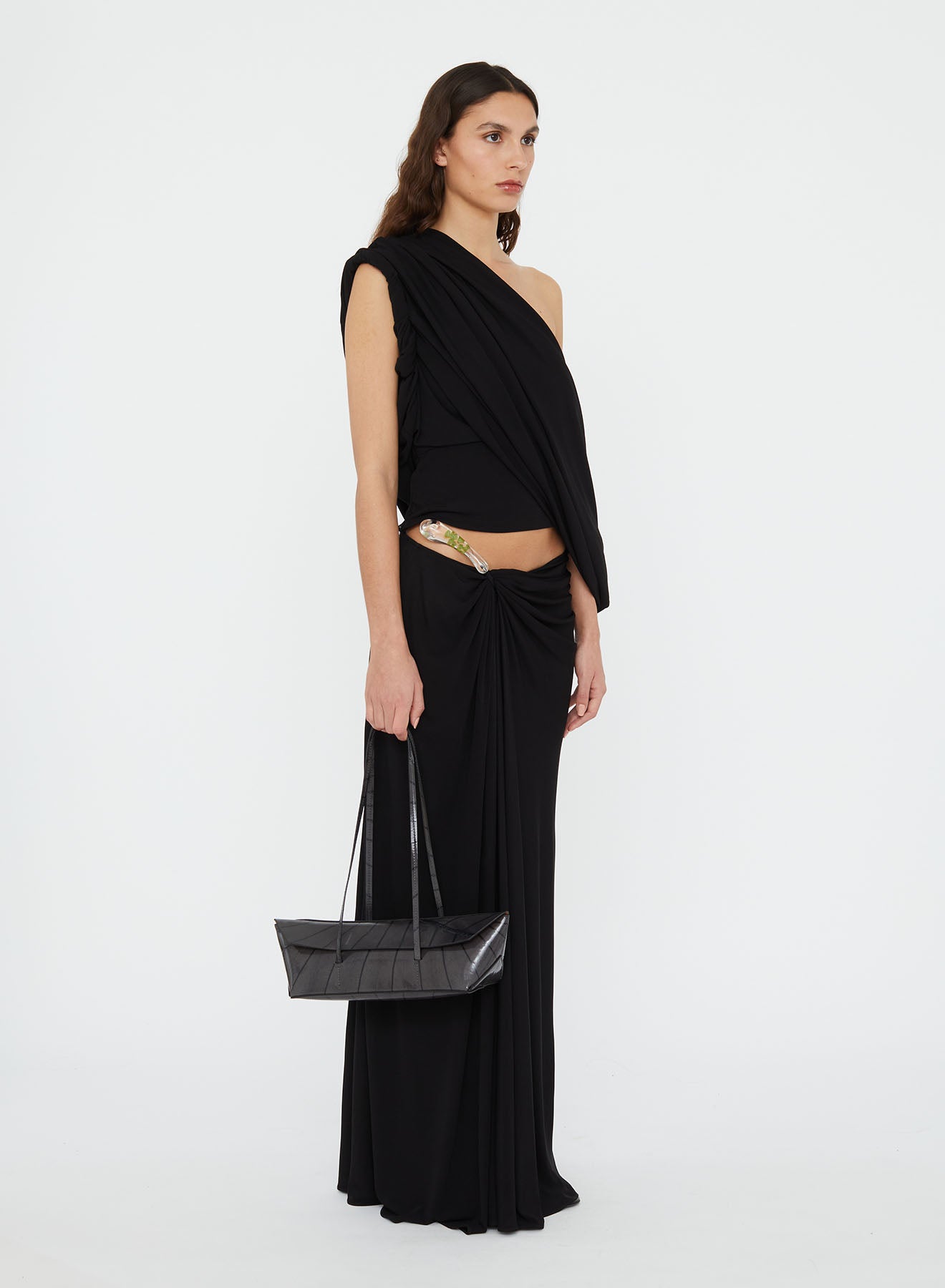 Christopher Esber Encased Nature Suspended Jersey (Skirt)