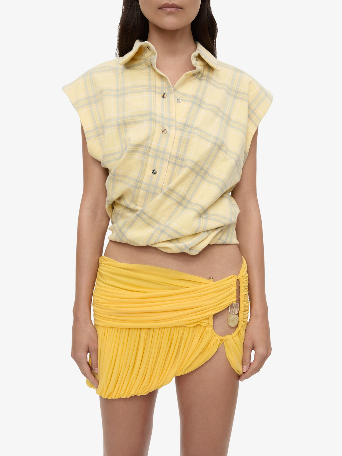 CHRISTOPHER ESBER Sleeveless Tornado Shirt (Flannel)