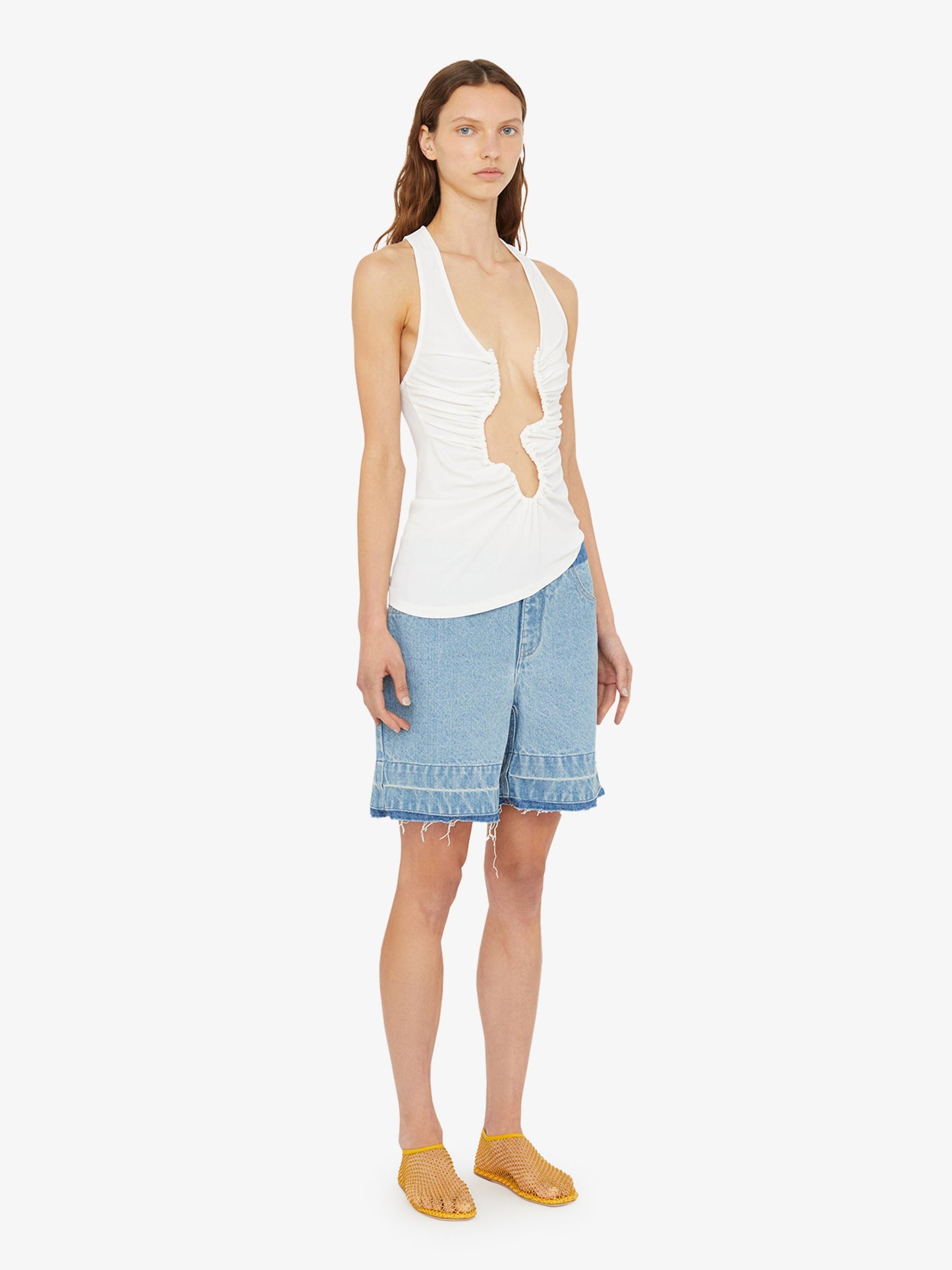 Christopher Esber Deconstruct Denim Short (Indigo)