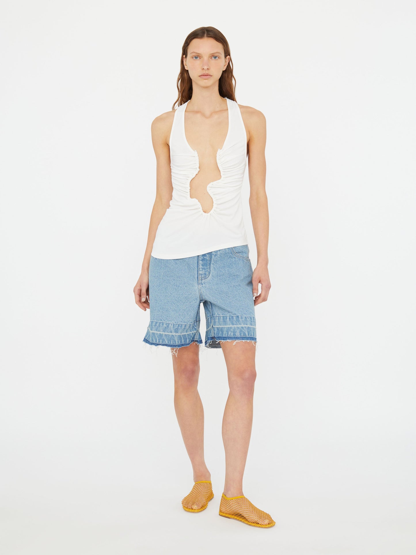 Christopher Esber Deconstruct Denim Short (Indigo)