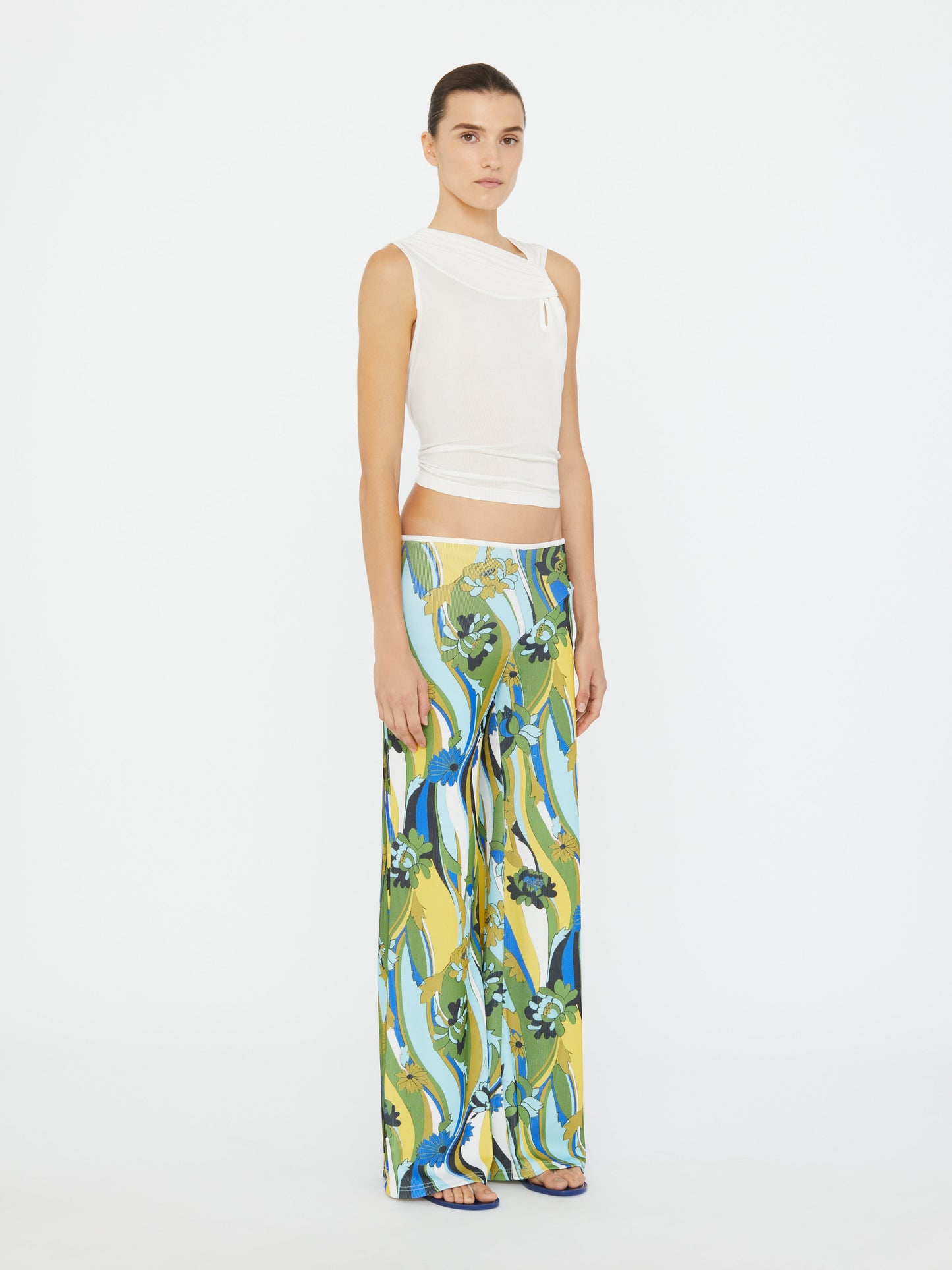 Christopher Esber Acidic Floral Rib Pant (Print)