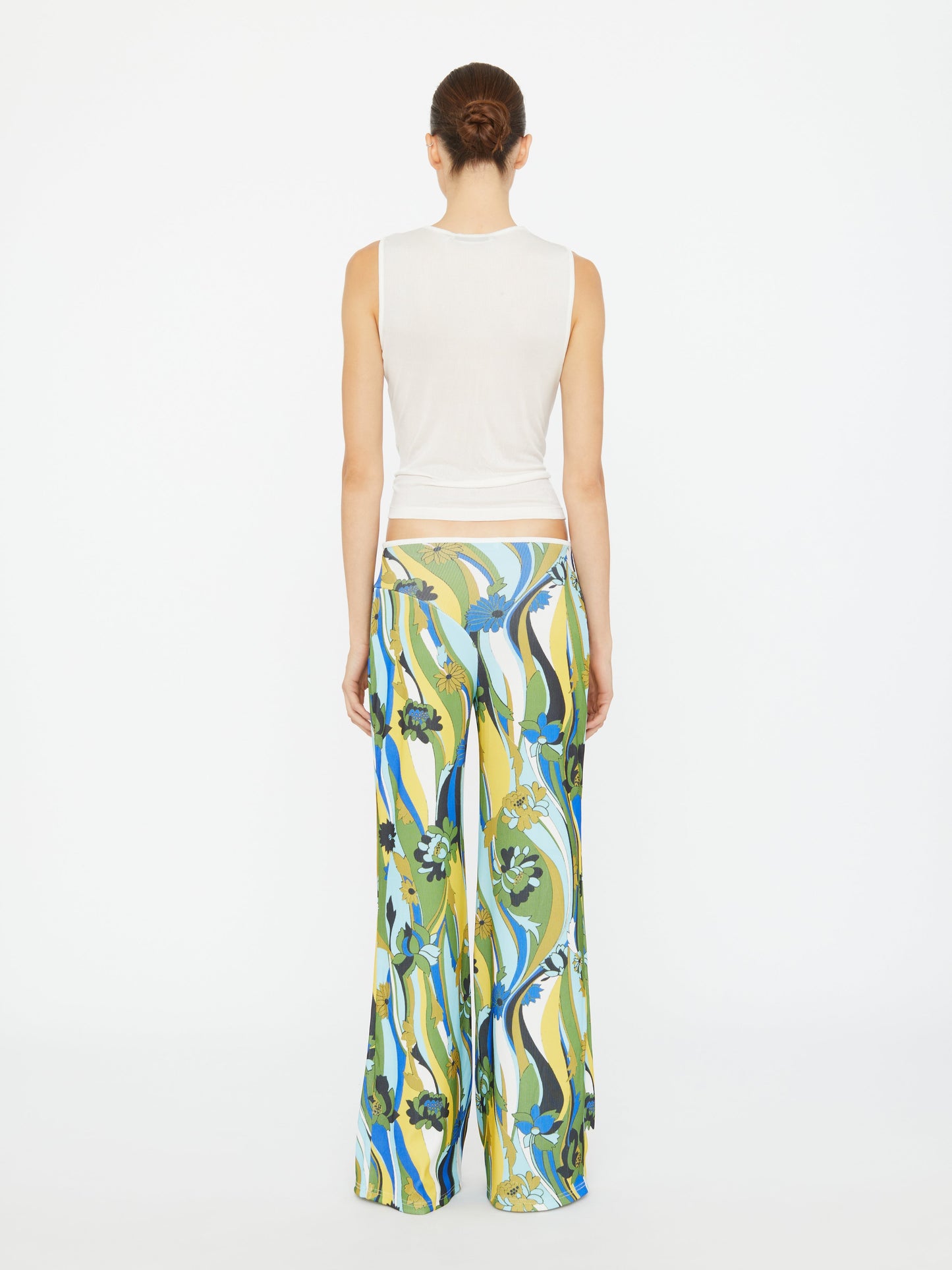 Christopher Esber Acidic Floral Rib Pant (Print)