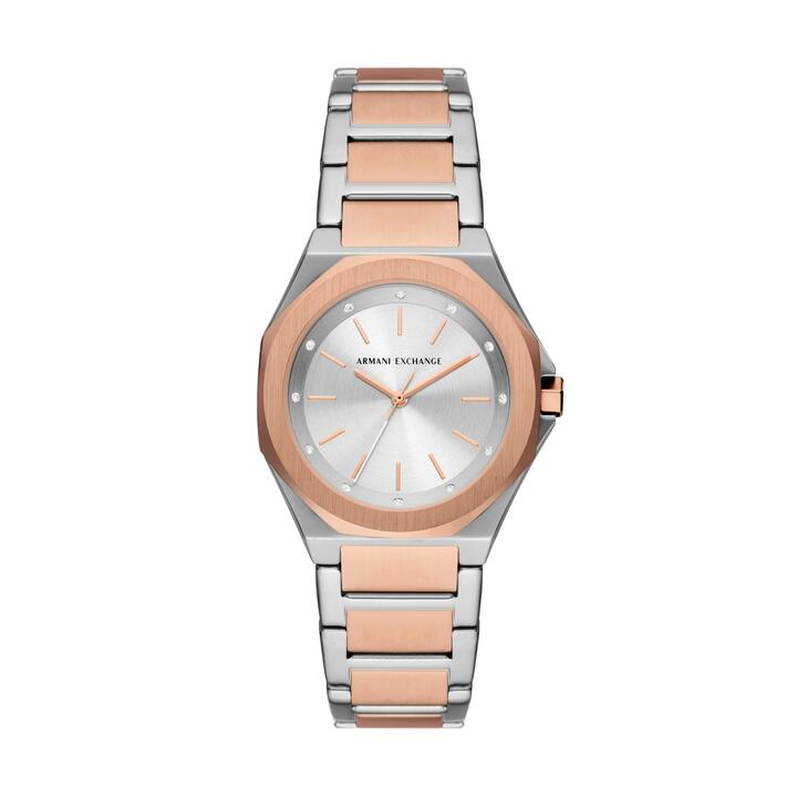 Image of Watches. Productname: Armani Exchange Three-Hand Two-Tone Stainless Steel Watch AX4607 in Watch colour by brand - Armani Exchange