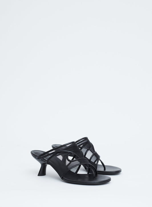 Christopher Esber Ringer Mesh Micro Mule (Black)