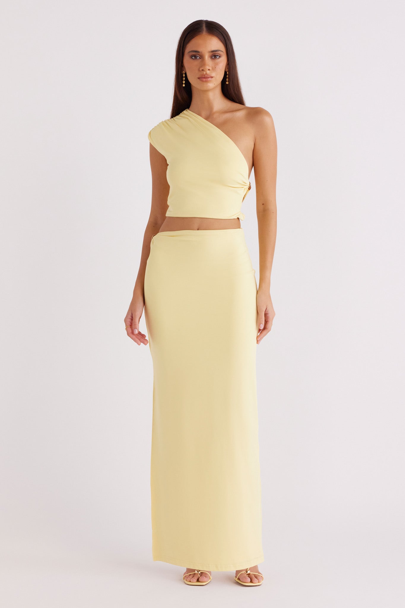 SNDYS BAYLEE MAXI SKIRT (Panna Cotta)
