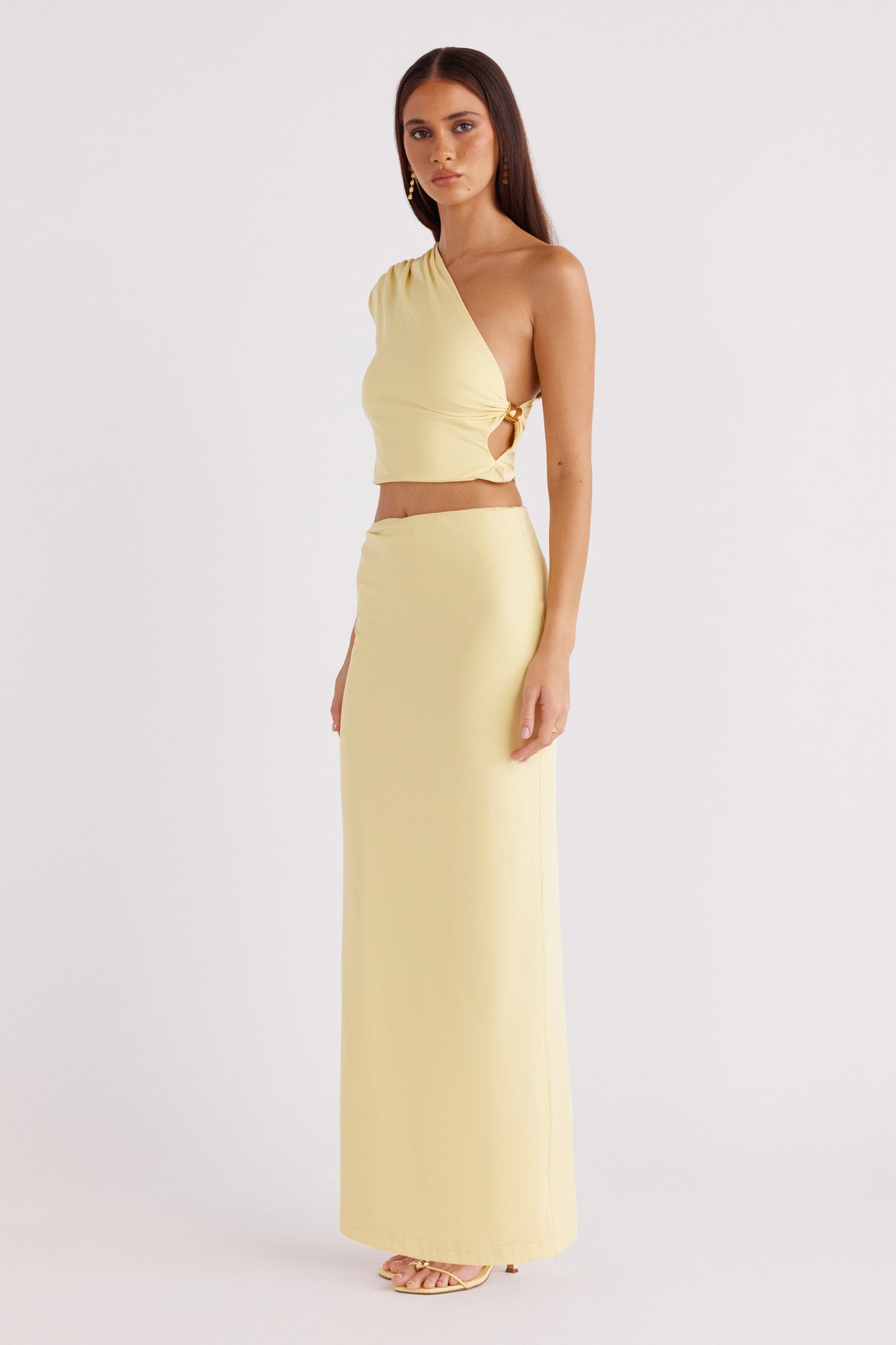 SNDYS BAYLEE MAXI SKIRT (Panna Cotta)