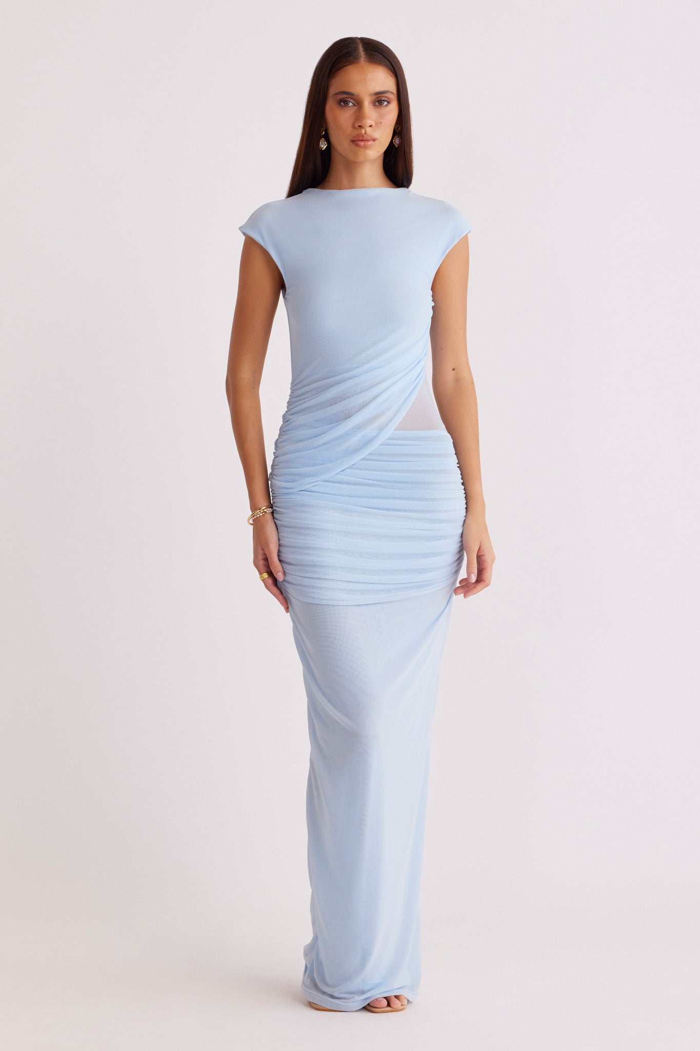 Image of Dresses. Productname: SNDYS LORELAI MAXI DRESS in Blue colour by brand - SNDYS