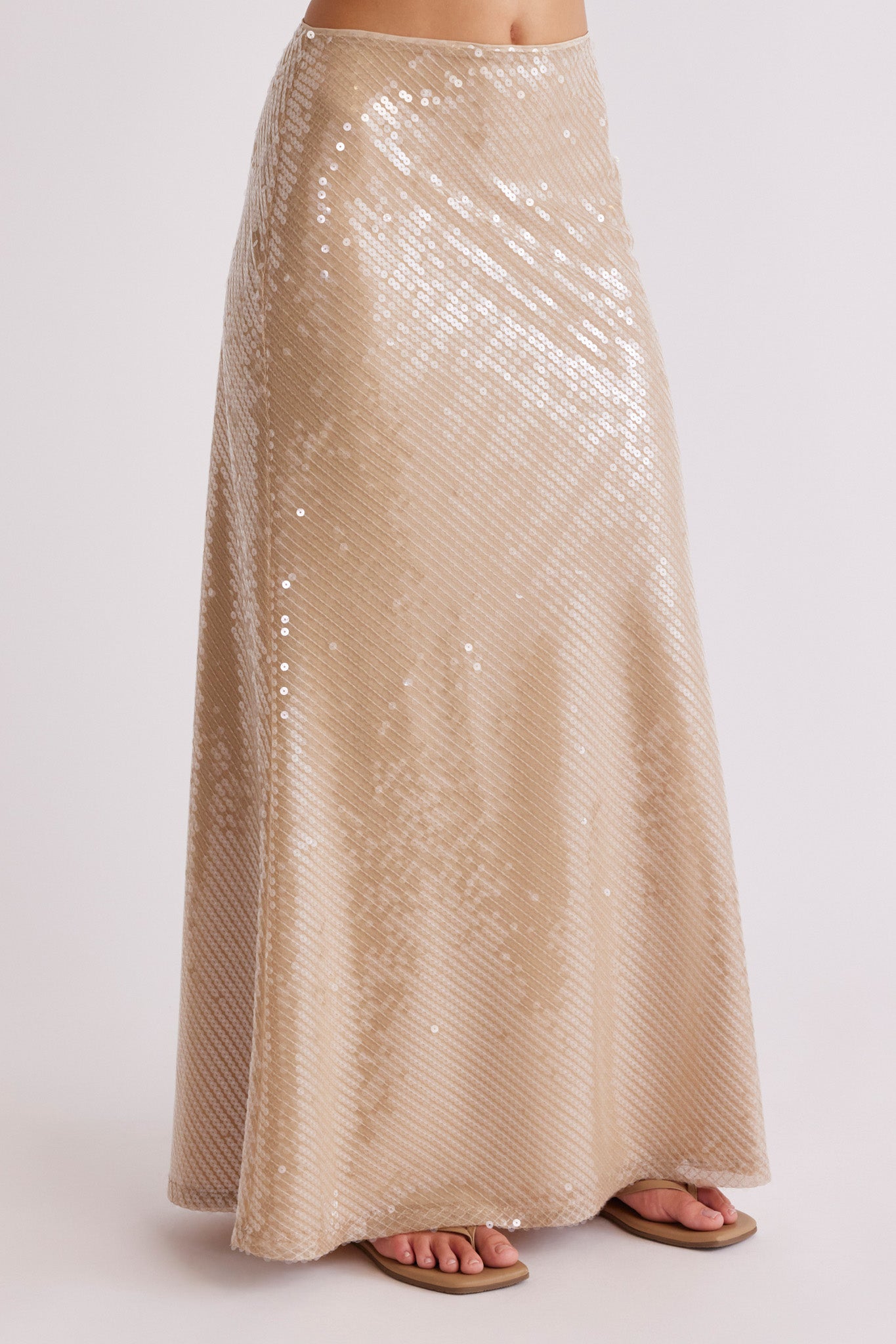 SNDYS CALLIOPE MAXI SKIRT (Mocha)