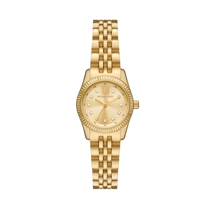 Image of Watches. Productname: Michael Kors Lexington Three Hand Gold Tone Stainless Steel Watch MK4741 in Watch colour by brand - Michael Kors