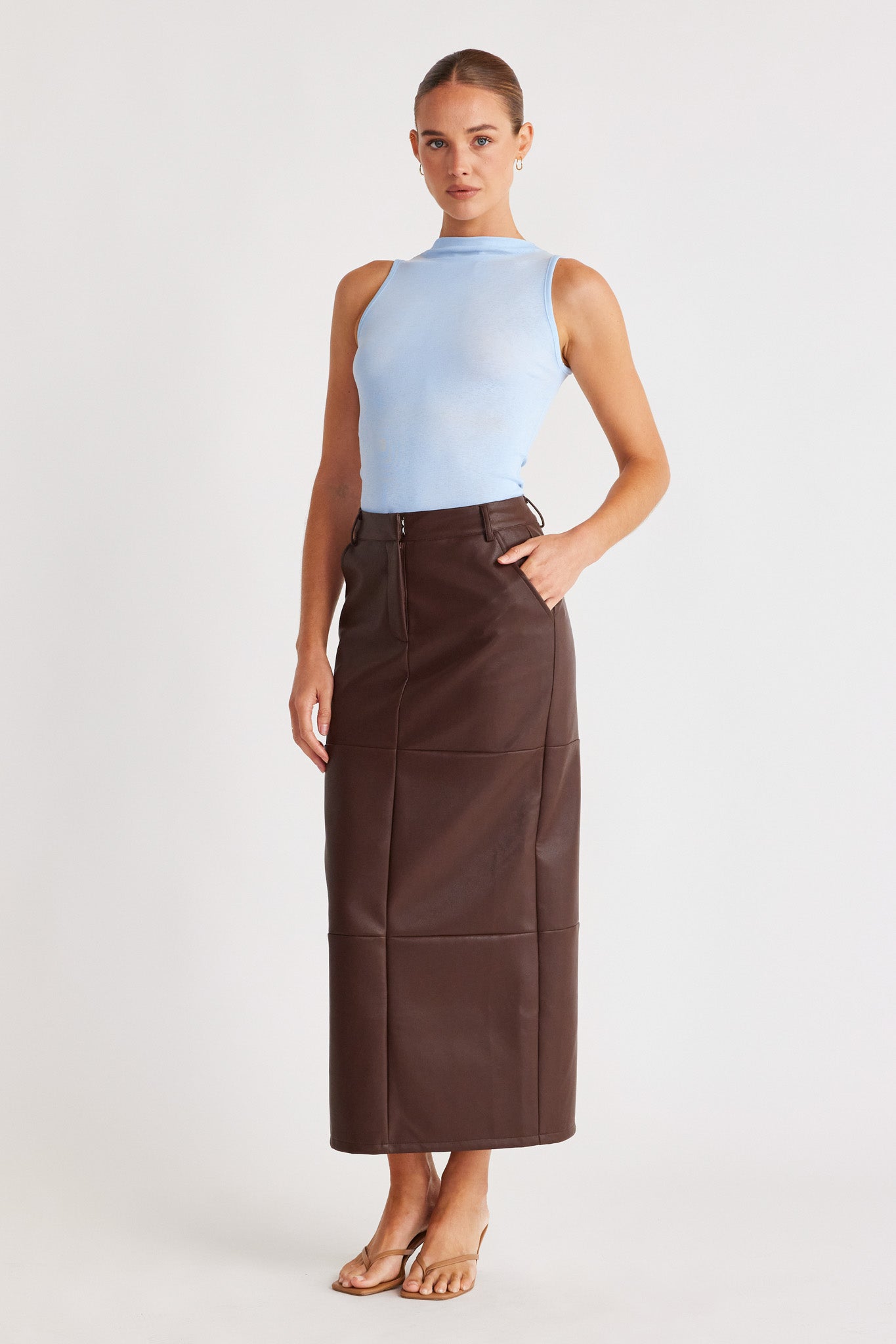 SNDYS KATYA SLEEVELESS TOP (Blue)