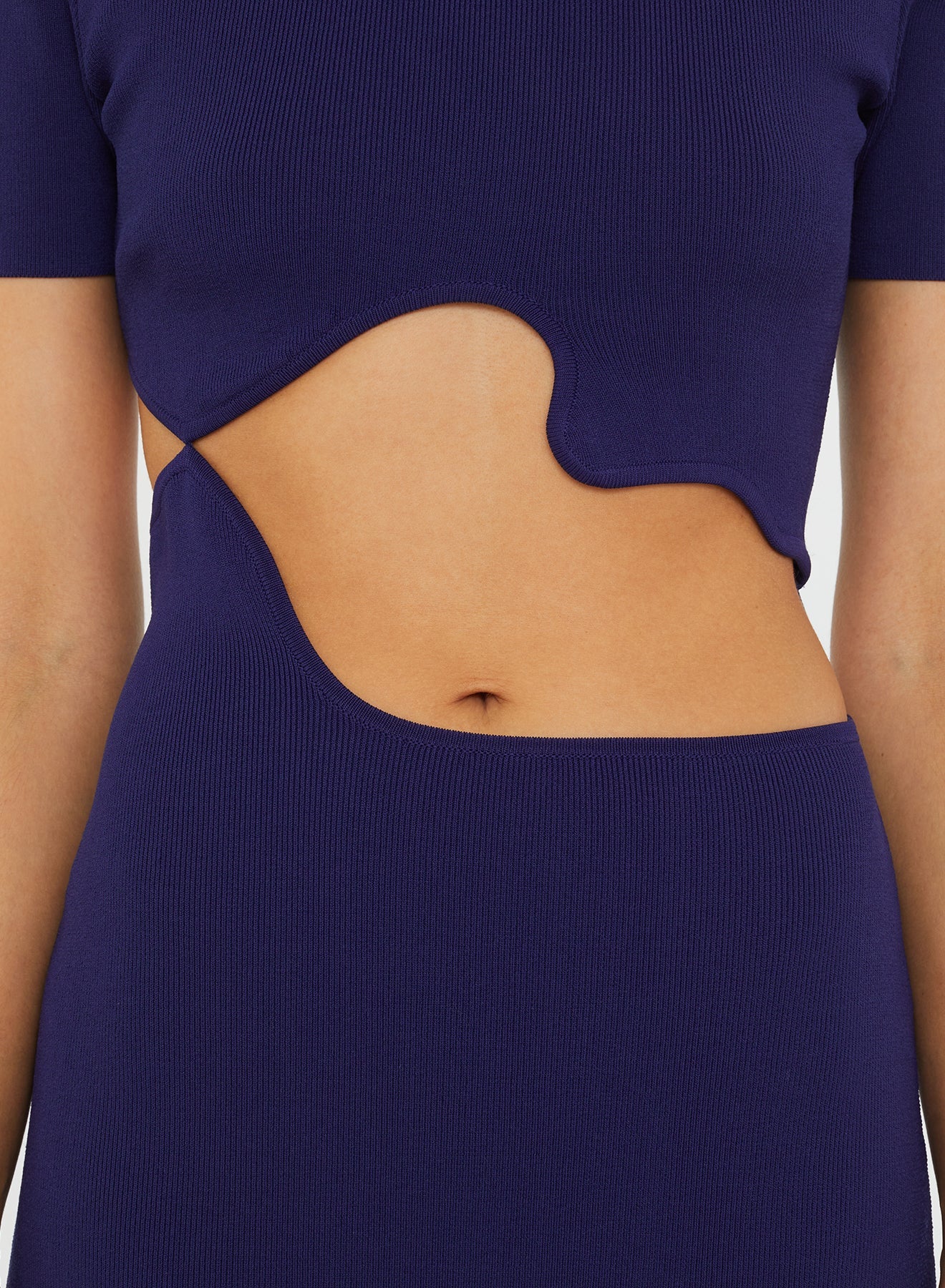 CHRISTOPHER ESBER Maparadita Lattice Seperation Dress (Violet)