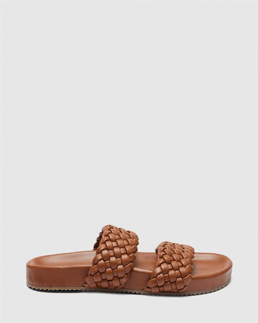 Image of Sandals. Product name - Serina Women's Thongs TAN Novo Thongs in Tan colour by brand - NOVO