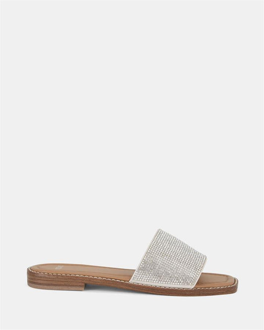Image of Sandals. Product name - Sassari Women's Thongs SILVER Novo Thongs in Silver colour by brand - NOVO