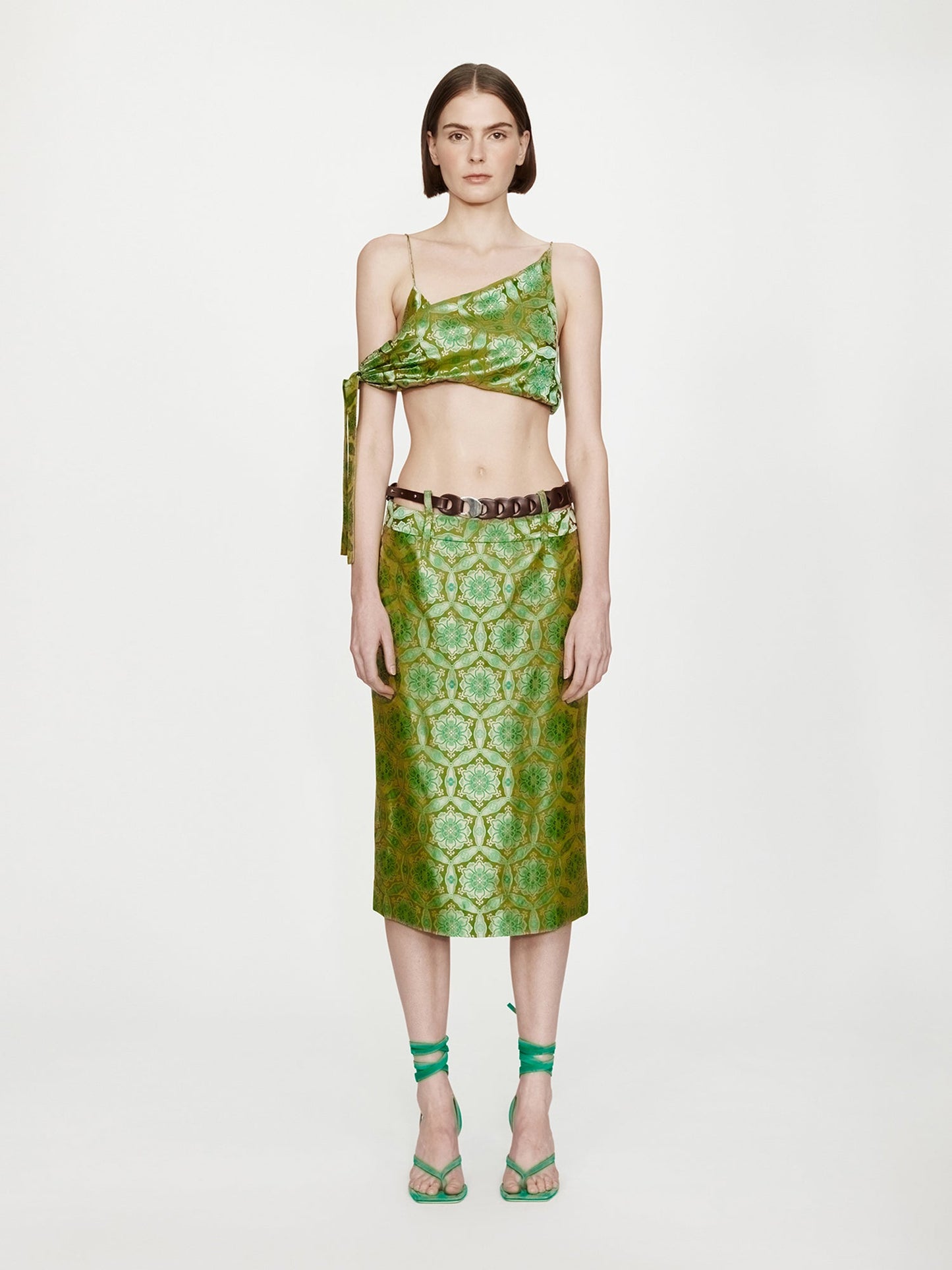 CHRISTOPHER ESBER Palmira Handkerchief Tie Top (Print)