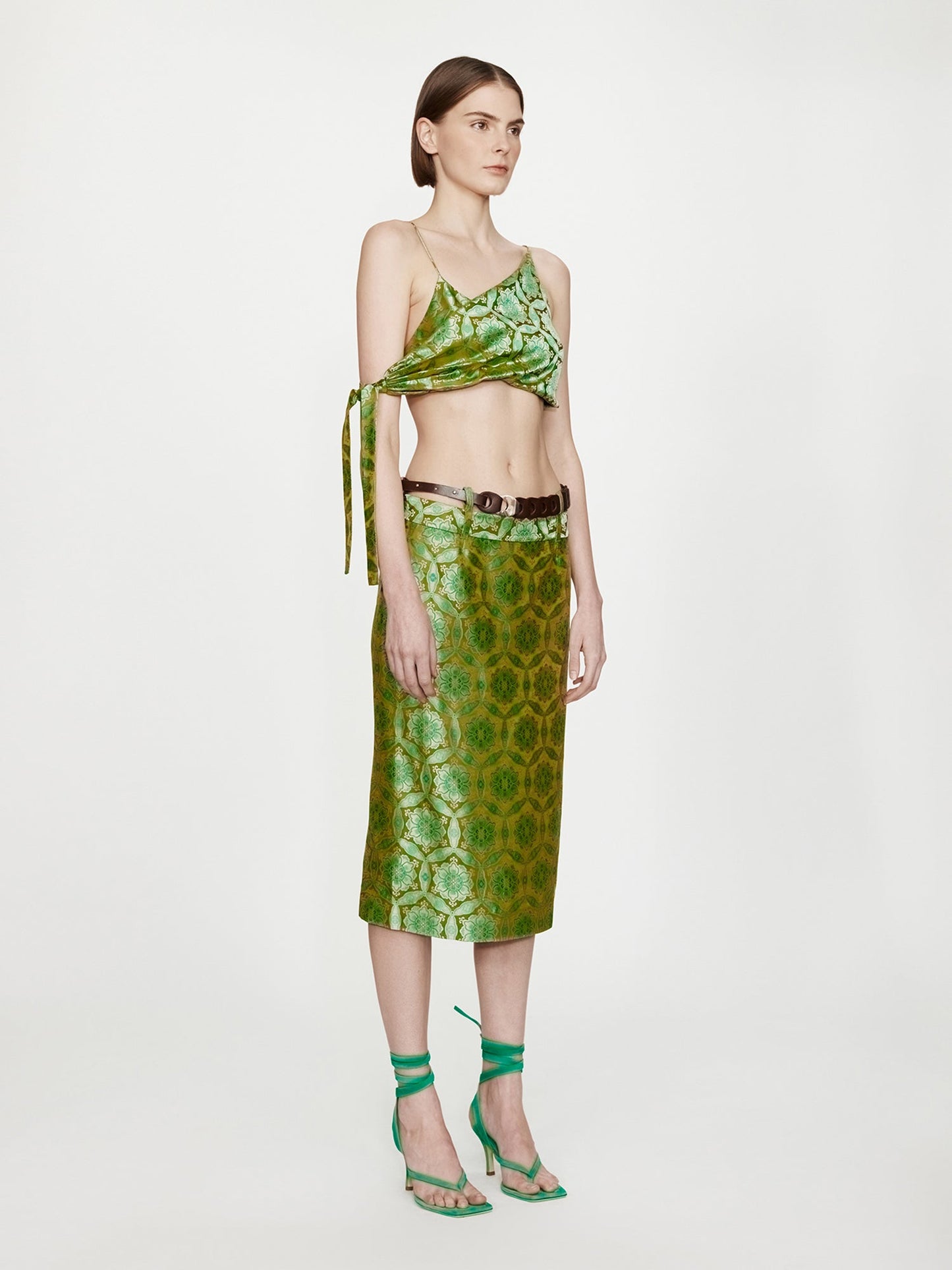 CHRISTOPHER ESBER Palmira Handkerchief Tie Top (Print)