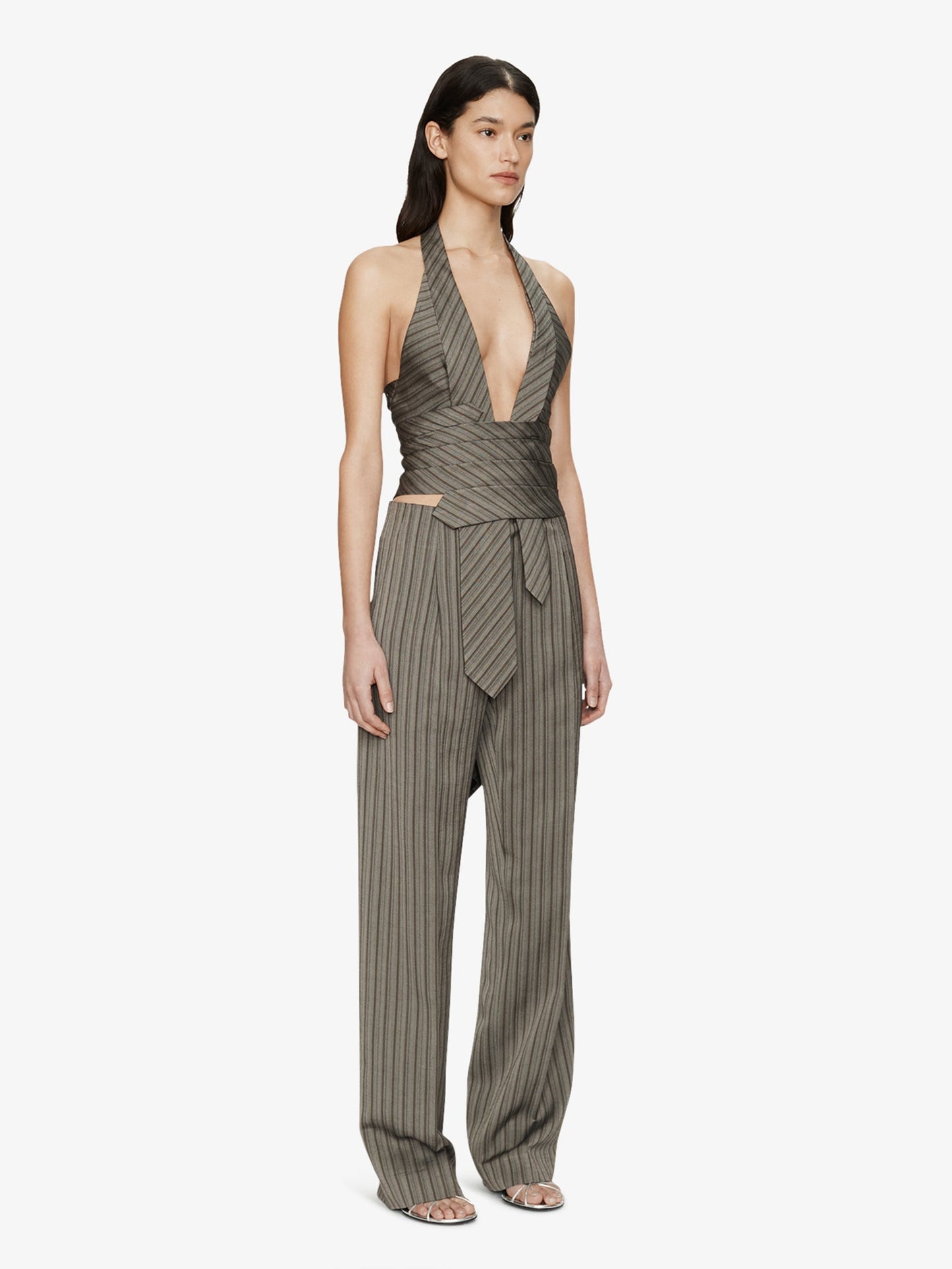 CHRISTOPHER ESBER Reyer Tailored Tie Top (Stripe)