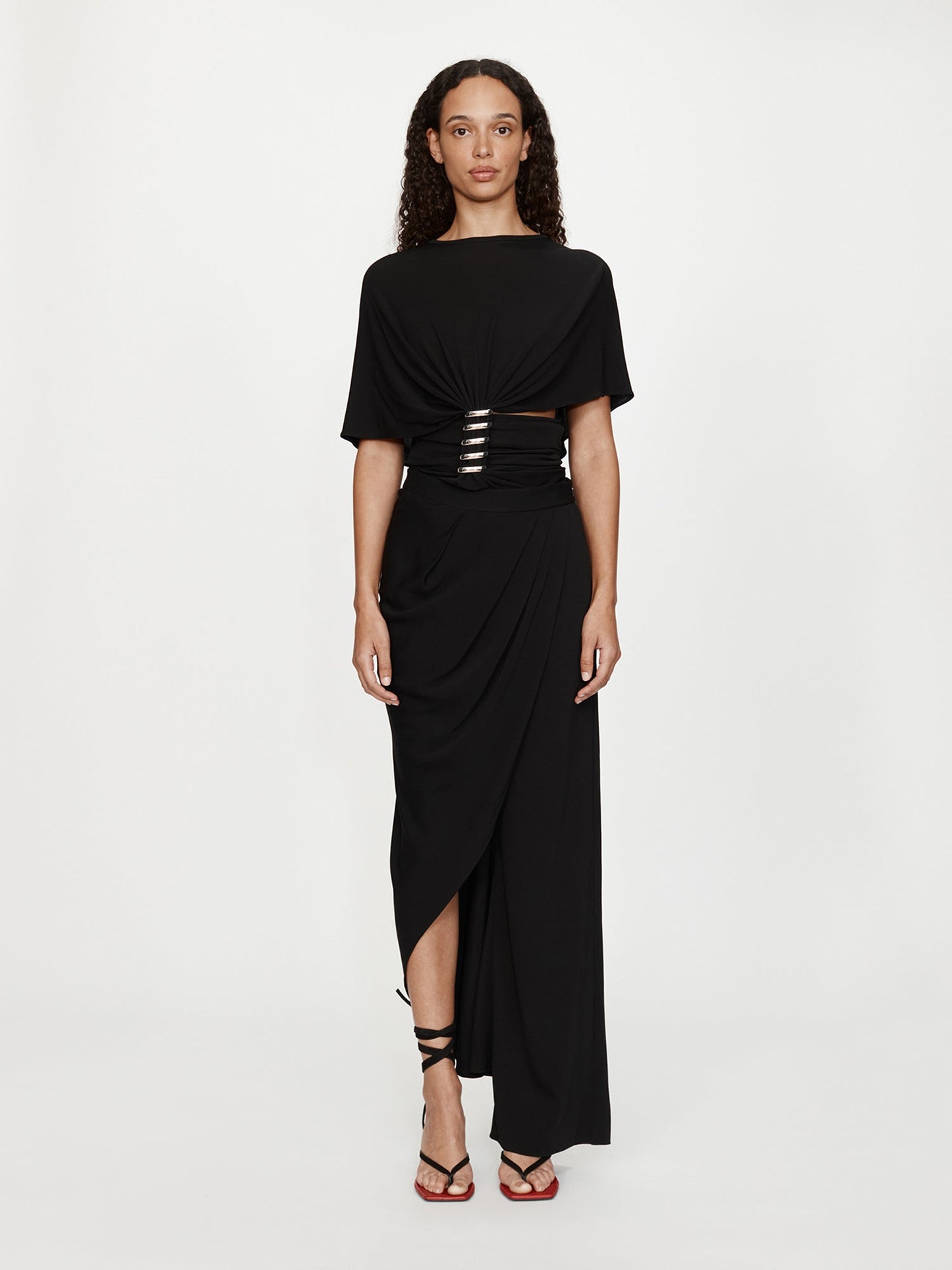 CHRISTOPHER ESBER Coiled Jersey Tee (Black)